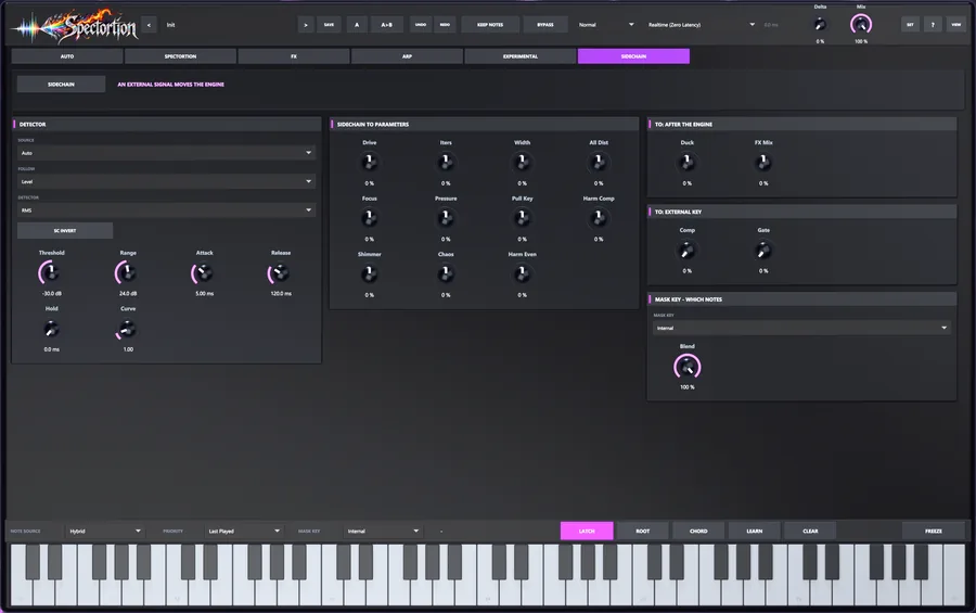 The SIDECHAIN page